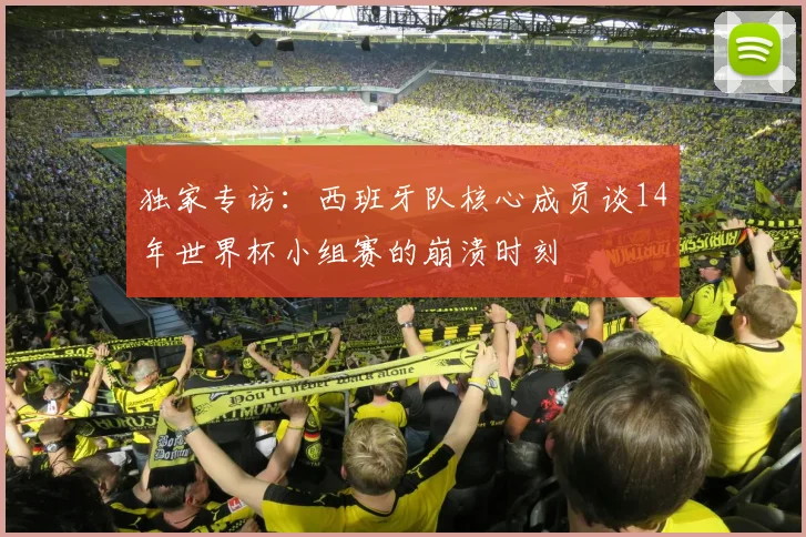 独家专访：西班牙队核心成员谈14年世界杯小组赛的崩溃时刻